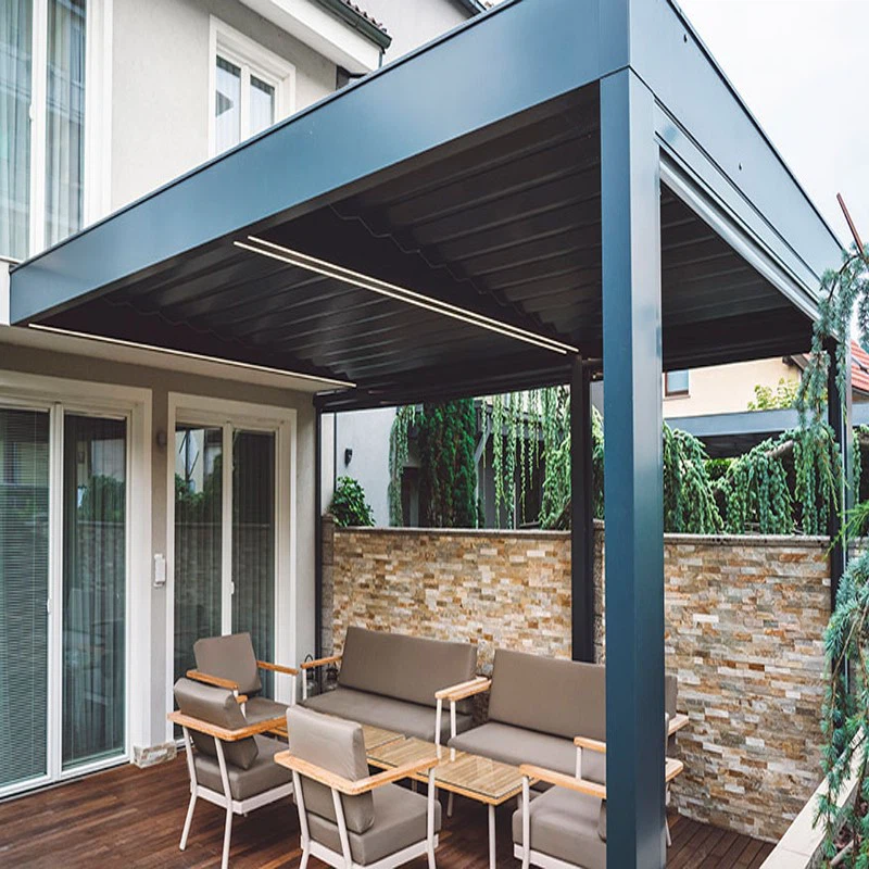 gazebo outdoor attached to house